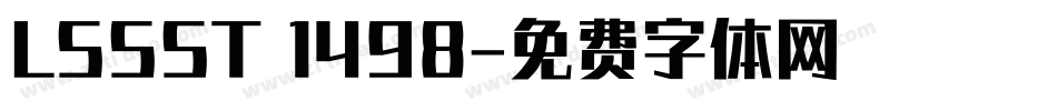 LSSST 1498字体转换